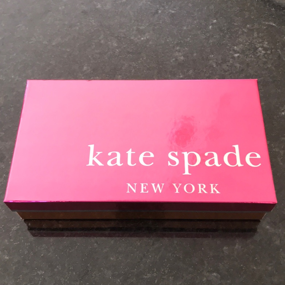 Kate Spade NY gift box 5x9 pink and orange.